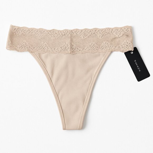 Natori Other - Natori Bliss Perfection Lace Waist Thong One Size OS